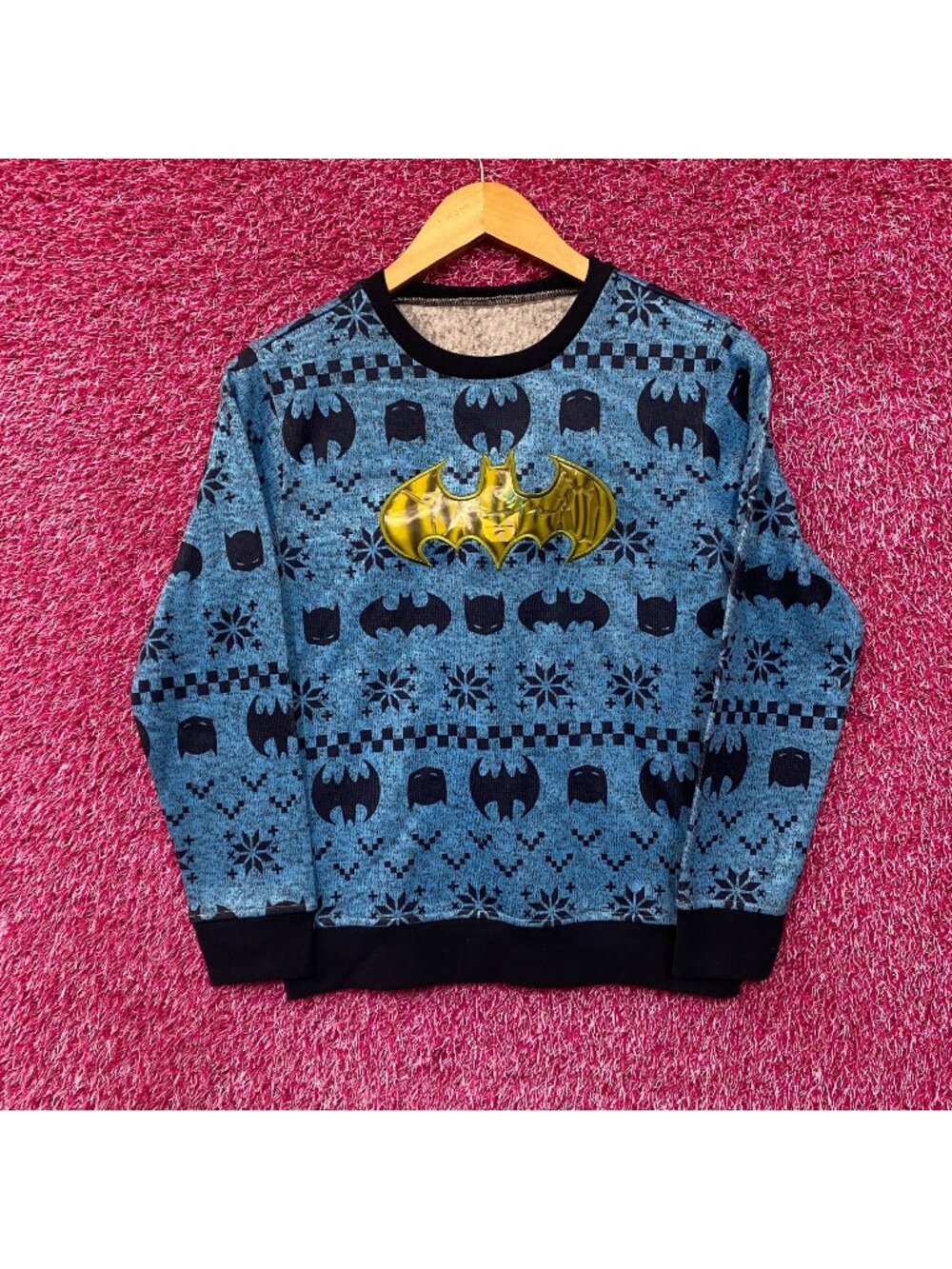 DC Comics Batman Ugly Christmas Sweater XS